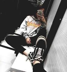 See a recent post on tumblr from @veronicalynndance about longbrownhair. Strangertumblr Thrasher Gray Flames Hoodie Sweatshirt Zumiez Skater Girl Dark Hair Mirror Black Off White Phone Case Van S Aesthetic Tumblr Style Fashion