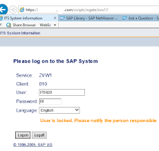 I searched on db any reference to lock/unlock sap user, but i find nothing. How To Reset Locked User In Sap Its Server Stack Overflow