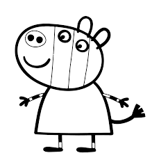 The kid's show is broadcast. Peppa Pig Zoe Zebra A Peppa Pig Friend