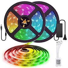 Amazon Com Elfeland Led Strip Lights 32 8ft 10m 300leds Smd5050 Rgb Light Strip Ip65 Color Changi In 2020 Color Changing Rope Lights Led Strip Lighting Strip Lighting