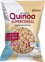 Amazon Com Awsum Snacks Quinoa Supercereal Bolsa De 6 Onzas Cereales Veganos Sin Gluten Y Sin Azucar Bocadillo Saludable Para Diabeticos Kosher Un Ingrediente De Cereales Inflados De Quinoa