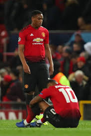 Anthony Martial Of Manchester United And Marcus Rashford Look Anthony Martial Manchester United Manchester United Football Club