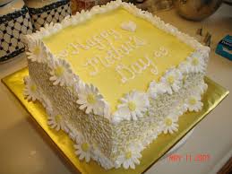 Birthday Cake For Mother Square Square Mother S Day Cake Mother S Day Daisy Cakes Square Cake Design Spring Cake