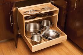 There are many storage hacks for pots and pans, such as hanging them from hooks on peg board or hanging them under your kitchen cabinets from hooks. Kitchen Storage Ideas What Works For You Mariotti Building Products
