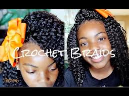Tired of the same boring hairstyles for your little girl? Kids Crochet Braids Xpression Soft Dread Youtube