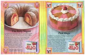 Regenbogenkuchen mit vanillebuttercreme in verschiedenen formen & farben! Design Is Fine History Is Mine Jello O Gelatin Rainbow Cake Recipes 1978
