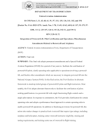 BILLING CODE 4910-13-P DEPARTMENT OF TRANSPORTATION Federal Aviation  Administration 14 CFR Parts 1, 11, 43, 60, 61, 91, 97, 111,