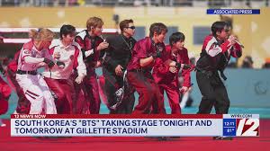 South Korea’s “BTS” taking stage at Gilette Stadium