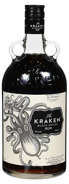 However, the bottle has a rendering of the actual giant squid with a reference to its scientific name, architeuthis dux. The Kraken Black Spiced Rum 1 75l Bremers Wine And Liquor