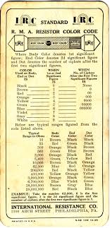 Cardboard Reference Charts Antique Radios And Electronics