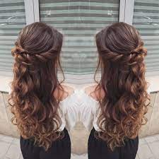 Hairstyle Halfupdo Hairdresser Quince Hairstyles Thick Hair Styles Homecoming Hairstyles