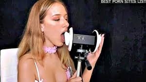 Experience A Relaxing White Haired Blonde Asmr Scene With Expert Sucking  And Blowing - XXXBP