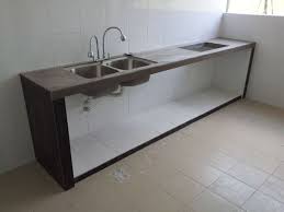 Berkley kitchen island with stainless steel top it is a kitchen island that is available in two colors large a buffet table with a solid and attractve marble top brings the simple style into the kitchen or a. Table Top Kitchen Sinks