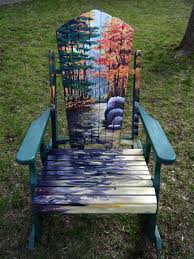 Road To Santanoni Image Whimsical Furniture Hand Painted Chairs Painted Chairs
