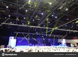 Underconstruction Set Lighting Show Stage Great Dinning Event Hall Roof Stock Photo C Jadethaicatwalk 348515516