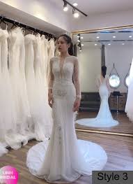 Collection by love spell ｜boho wedding dresses. Appealing Deep V Neck Long Sleeves White Lace Fishtail Mermaid Wedding Dress Various Styles