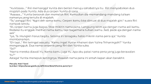 Jelaskan alasanmu dalam memilih sebuah kata kunci. Materi 4 Asesmen Literasi Membaca Tingkat Smp Smp Negeri 1 Margasari