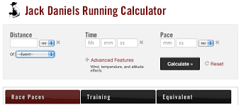 Introducing Jack Daniels Running Calculator Run S M A R T