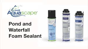 Foam expanding spray gun sealant dispensing pu insulating applicator tool. Pond And Waterfall Foam Sealant Youtube