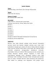 Contoh naskah drama pendek dimainkan 6 orang. Draf Skrip Drama Kumpulan 1 Docx Skrip Drama Tema Kisah Ibu Bapa Anak Murid Guru Dengan Masyarakat Tajuk Bukan Aku Tak Sayang Penulis Skrip Nur Course Hero