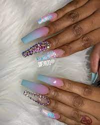 Gazaa Claws On Instagram Gazaaclaws Gazaaonthetip Dmv Dmvnails Dmvnailtech Dmvnailartist Bling Nails Long Acrylic Nails Coffin Coffin Nails Designs