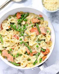 Greta Podleski On Instagram Just In Time For Spring Lemony Salmon Bowtie Pasta With Peas A Leftover Salmon Recipes Salmon Pasta Recipes Cooking Salmon