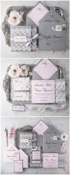 Pink And Grey Lace Wedding Invitations Rusticwedding Wedding Invitations Weddingcards Lace Wedding Invitations Wedding Invitations Pink Wedding Invitations