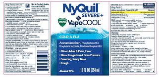Nyquil Severe Plus Vicks Vapocool Solution The Procter