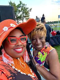 I felt uplifted by Valerie Adams & The Dimension Band performance tonight  at Liberty State Park tonight. Valerie is an incredible entertainer, and  her band is exceptionally talented too! ❤️🎼😎🔥 It was