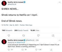 Where movies are concerned, netflix has a whopping 52 new additions on the calendar for april 2021. Shrek And Shrek 2 Are Officially Returning To Netflix Popbuzz