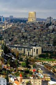 هذا الصباح صورة كما تبدو مدينة عم ان بعد يوم م مطر Amman Wonderful Places Jordan Country Amman