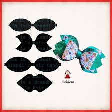 Funky Stacked Faux Leather Bow Template Svg Dxf And Etsy In 2020 Bow Template Diy Leather Bows Leather Bows