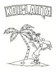 coloriage koh lanta 18 dessins a imprimer gratuitement cheval avec fond de nuage