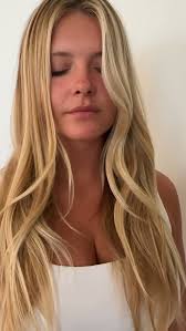 Blonde balayage refresh for the summer