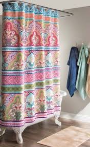 Home Shower Curtain Decor Cool Shower Curtains Shabby Chic Bathroom