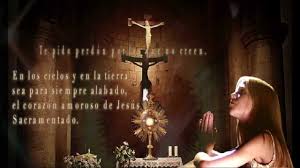 Bendito sea dios en sus ángeles y en sus santos. Saludo Jesus Sacramentado Oraciones Eucaristicas Oraciones Catolicas Youtube