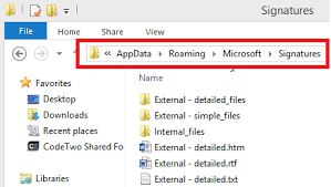 Frank hammond asked pcworld how to access the appdata folder and copy files from it. E Mail Signatur In Outlook Speicherort Und Back Up