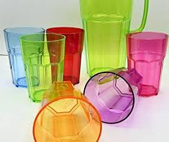Scopri le migliori offerte, subito a casa, in tutta sicurezza. Ml Confezione Da 6 Bicchieri Da 444 Ml Colorati E 1 Caraffa Da 2 L Di Acqua In Plastica Riutilizzabile Infrangibile Resistente Stoviglie Tazze Bicchieri Bambini Ad Acqua Cocktail Feste