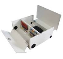 96 Core FTTH Wall Mounted Distribution Box - Metal Wall ...