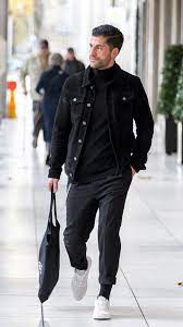 When you have a jean jacket, don't be hesitant to wear jeans. Black Denim Jacket Outfits For Men 24 Ways To Wear Denim In 2021 Black Denim Jacket Outfit Black Denim Jacket Men Mens Casual Outfits
