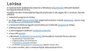 Változtassuk meg az adatbázis bejegyzést. Regisztracios Adatbazis Microsoft Windows Rendszerleiro Adatbazisa Ppt Letolteni