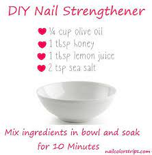 Diy Nail Strengthener For Strong Healthy Shiny Nails Nail Care Diy Nail Strengthener Diy Healthy Nails
