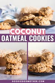 Coconut Oatmeal Raisin Cookies Recipe Raisin Cookies Oatmeal Raisin Cookies Chewy Oatmeal Coconut Cookies