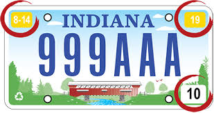 The item (s) ordered will be mailed to the vehicle's registered owner's address on record. Bmv Registration Plates Indiana S Standard License Plates