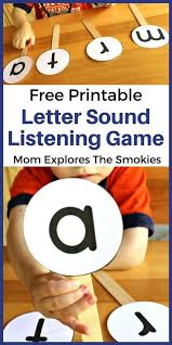 Letter Sounds Listening Game East Tn Family Fun In 2020 Letter Sounds Preschool Letter Sounds Kindergarten Kindergarten Letters