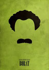 Borat 2006 Larry Charles Movie Posters Minimal Movie Posters Movie Posters Design