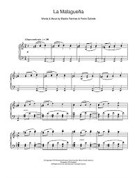 Jose Feliciano La Malaguena Sheet Music Notes Chords In 2021 Sheet Music Sheet Music Notes Music Notes