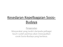 Mayoritas atau hampir masyarakat tsb melakukan kegiatan yang dianggap mempunyai makna tertentu atau juga sering disebut dengan kebiasaan yang dilakukan terus menerus *bila hanya sebagian saja masyarakat yang melakukan kegiatan kebiasaan tersebut maka. Kesedaran Kepelbagaian Sosio Budaya Ppt Download