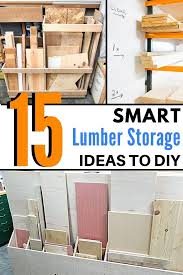 Wood diy garage ceiling storage. Lumber And Scrap Wood Storage Ideas The Handyman S Daughter