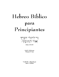 Pdf Hebreo Biblico Karla Contreras Academia Edu